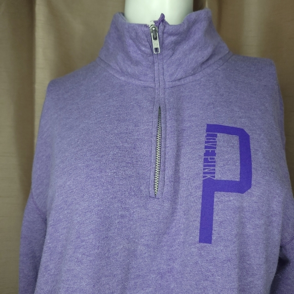 Pink Victoria Secret Women's Pullover Jacket - Size: Small - Purple - Picture 1 of 10